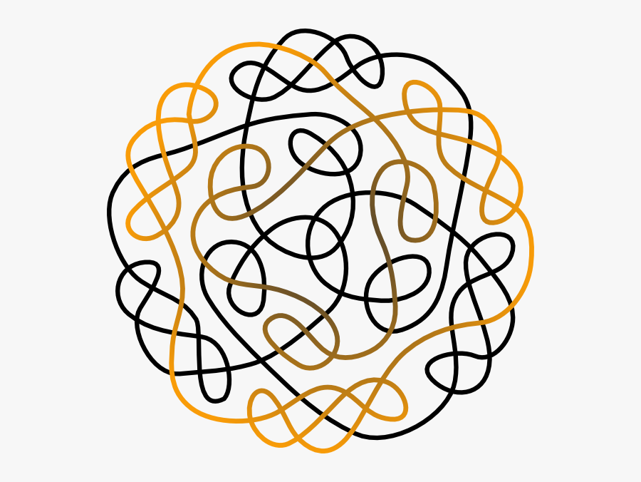 Celtic Knot Svg Clip Arts - Tangle Png, Transparent Clipart