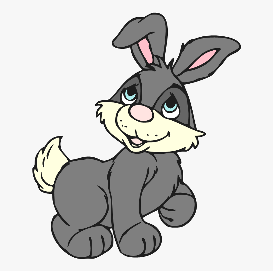 Free Little Bunny For Easter Very Cute - Cartoon, Transparent Clipart