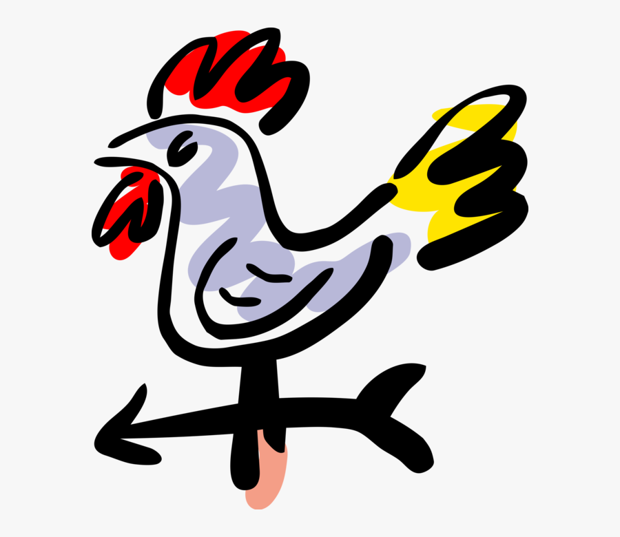 Vector Illustration Of Weather Vane Or Weathercock - Wind Vane Clip Art, Transparent Clipart