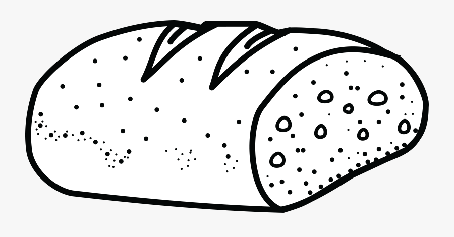 Bread Clipart Black And White - Bread Black And White Clipart, Transparent Clipart