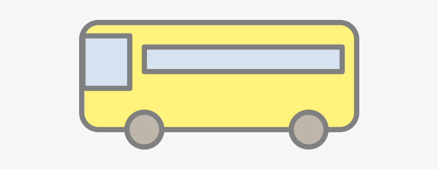 Bus, Transparent Clipart