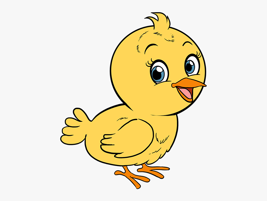 How To Draw Baby Bird - Draw A Baby Bird, Transparent Clipart