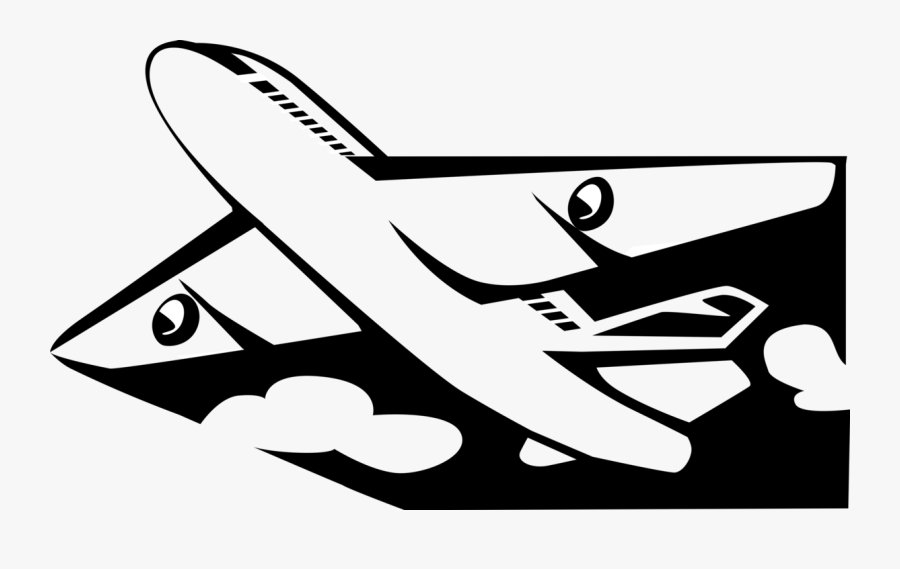 Transparent Airplane Taking Off Clipart, Transparent Clipart