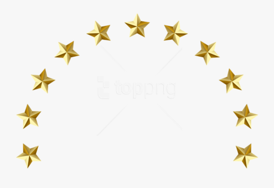 Free Png Star Decoration Transparent Png Images Transparent - Circle Of Star Border, Transparent Clipart