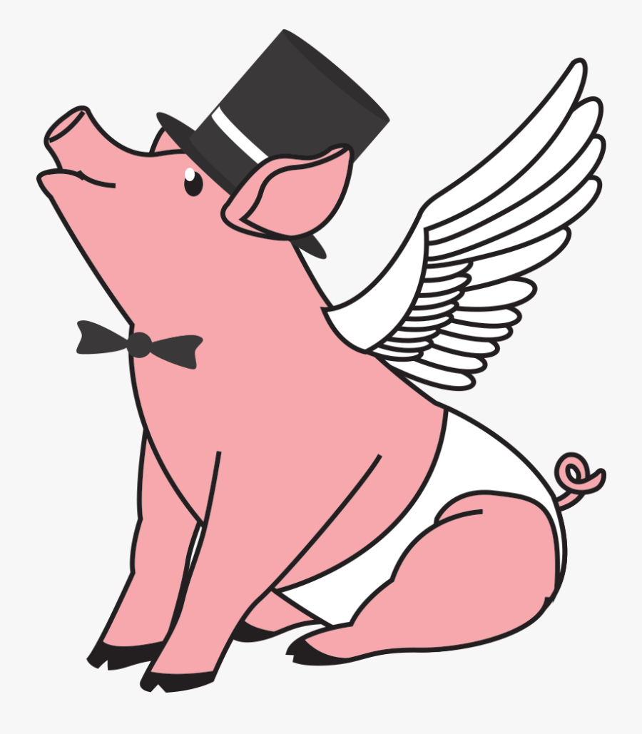 An Evening With Sweet - Pig In A Diaper, Transparent Clipart