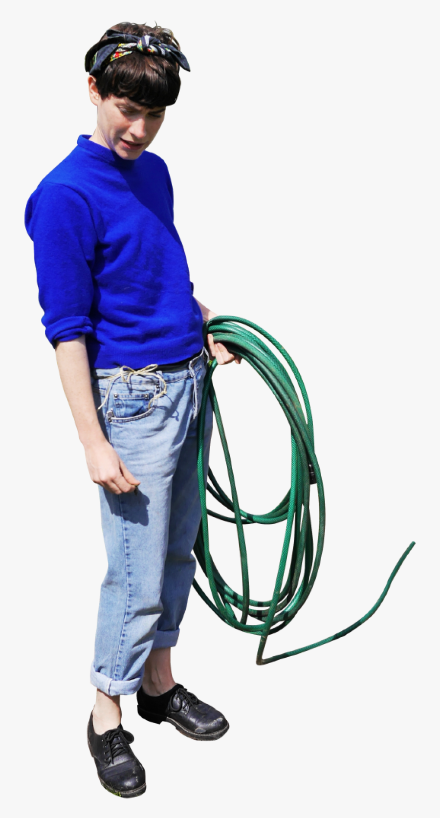 Person Gardening Cut Out, Transparent Clipart