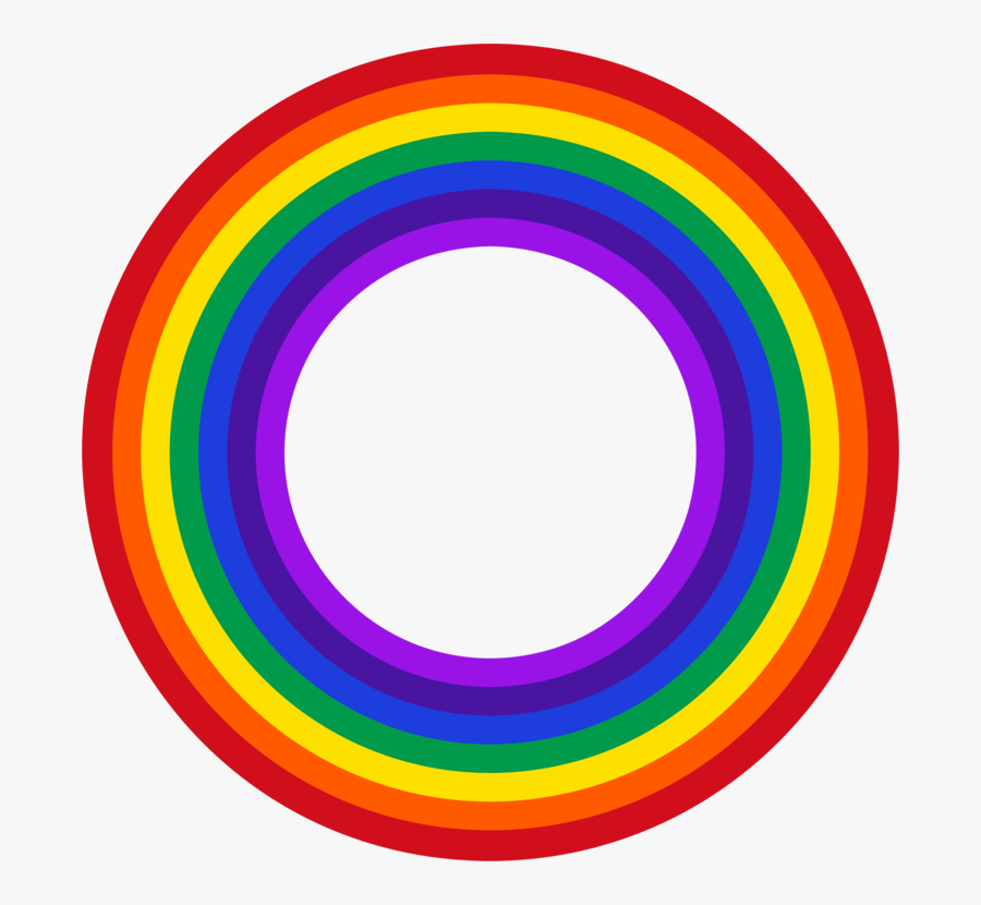 Purple,circle,line - Rainbow Circle Clip Art, Transparent Clipart