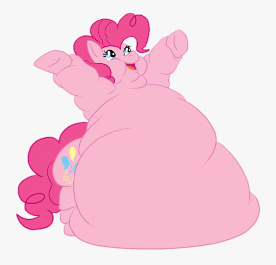 Artist Hungryjackal Belly - Pinkie Pie Gaining Weight, Transparent Clipart