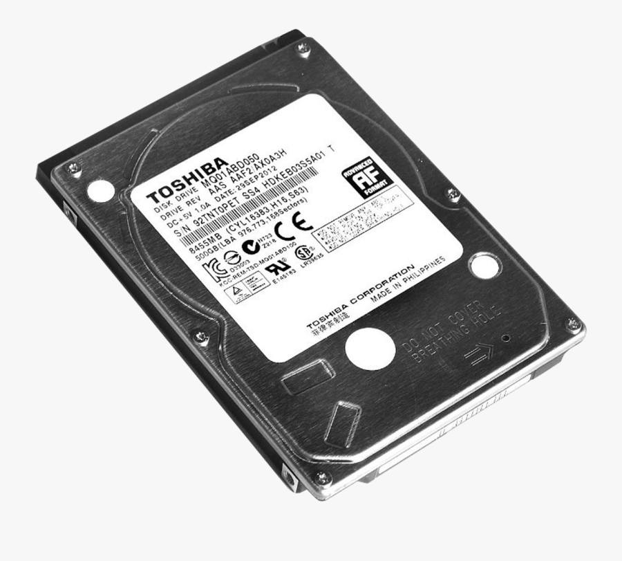 Laptop Hard Disk Background Png - Recover Toshiba Hard Disk, Transparent Clipart