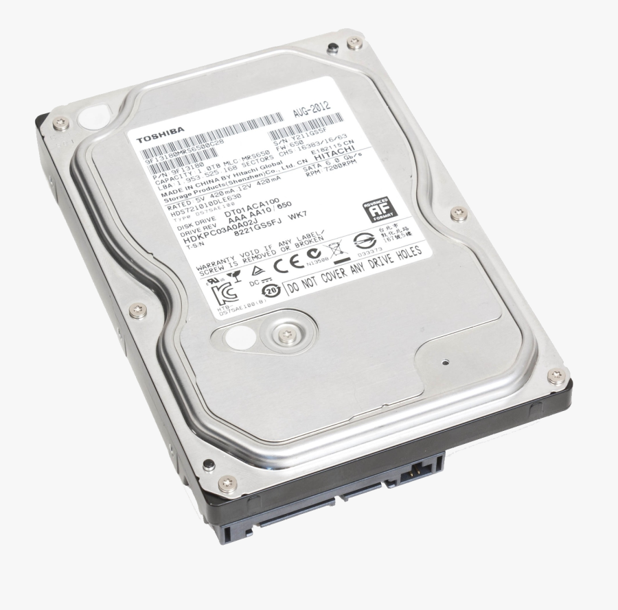Toshiba 1tb Sata 6.0 Gb, Transparent Clipart