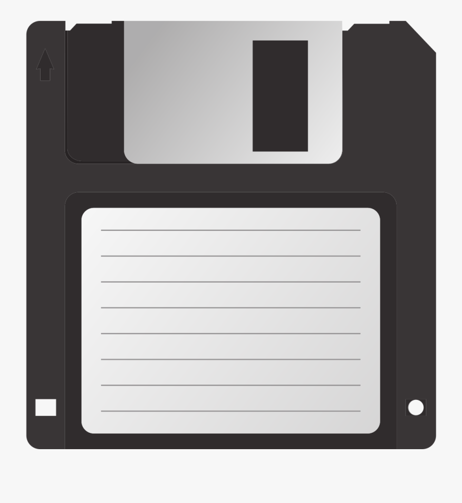 5 Disk Clip Arts - Floppy Disk Clipart Black And White, Transparent Clipart