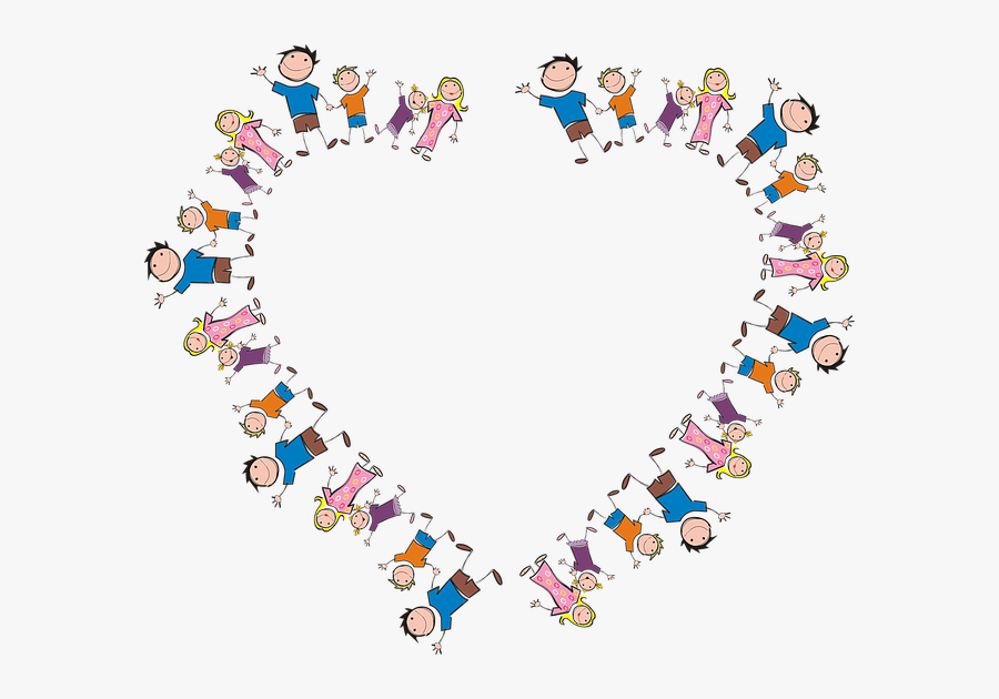 Family, Frame, Heart, Border, Boy, Cartoon, Comic, - Mother's Day 2019 India, Transparent Clipart