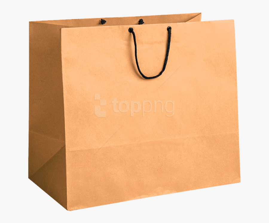 Shopping Paper Bag Png, Transparent Clipart
