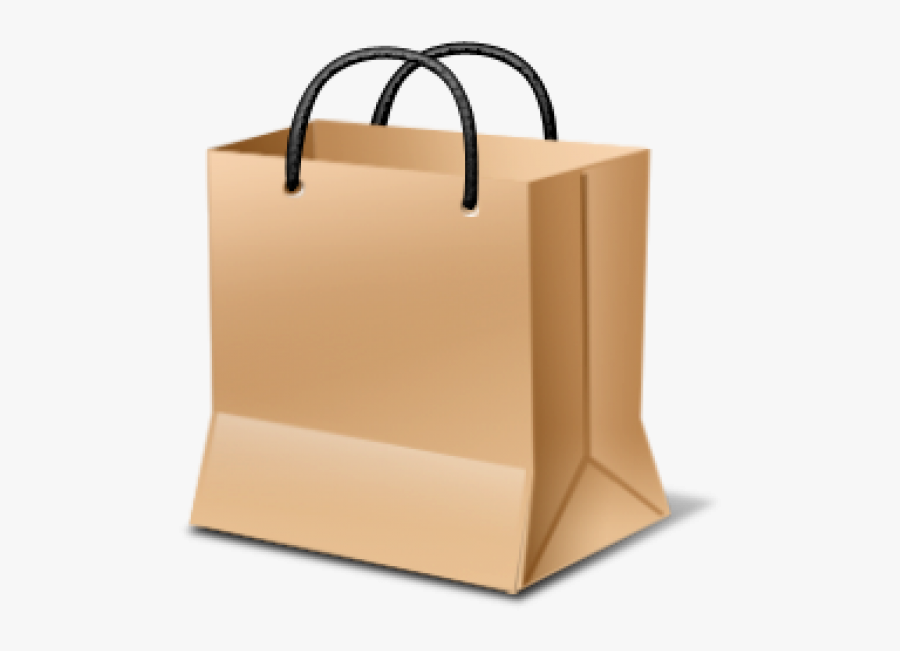 Shopping Paper Bag Png, Transparent Clipart