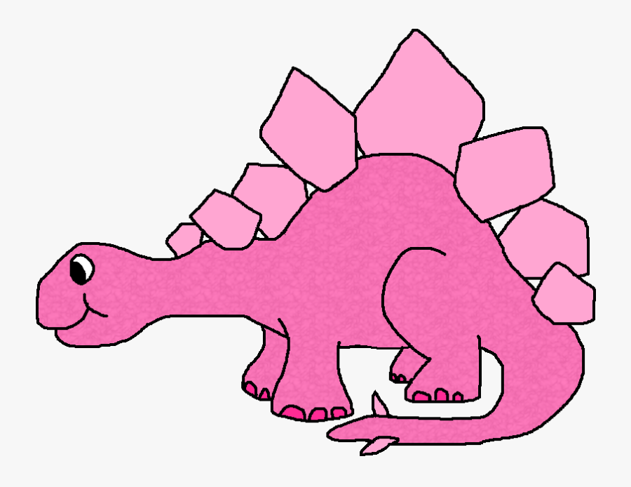 Pink Dinosaur Clipart - Transparent Background Dinosaur Clipart, Transparent Clipart