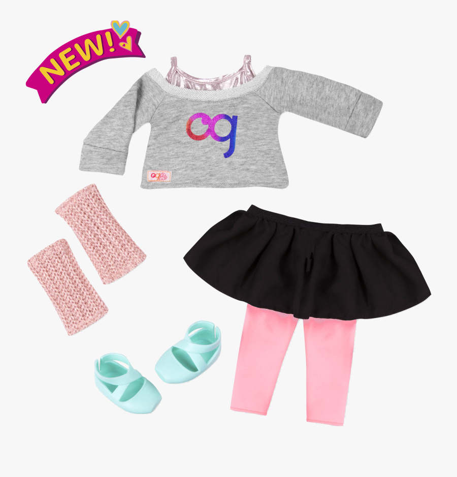 Transparent Outfit Png - Our Generation Warm Ups Your Step, Transparent Clipart