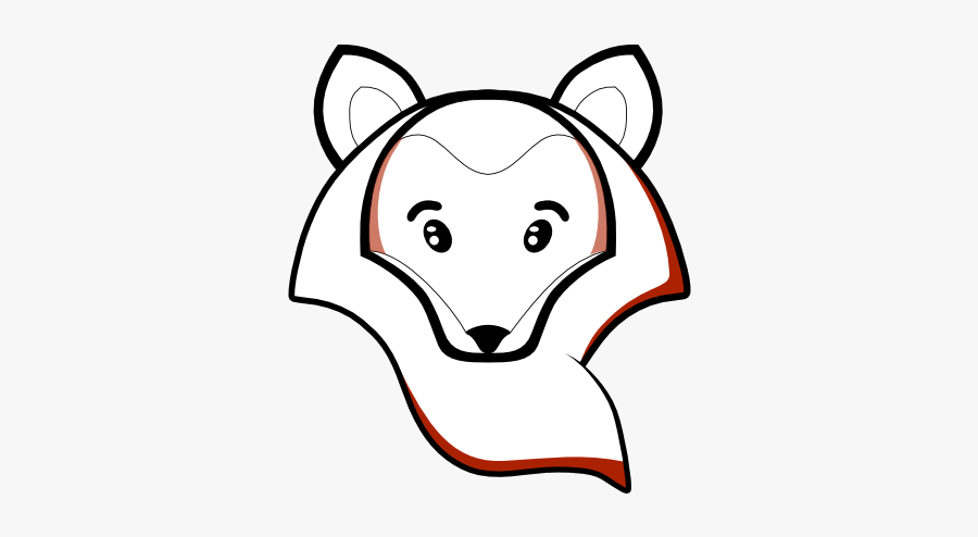 Fox Transparent Art Sheet Page Black White Line Art - Clip Art, Transparent Clipart