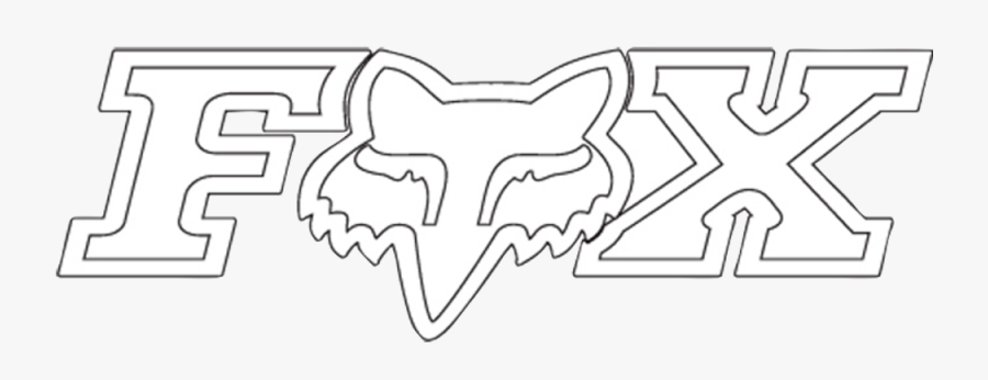 Transparent Fox Racing Logo Png - Cartoon, Transparent Clipart