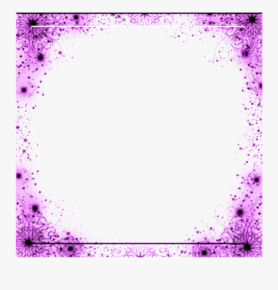 Transparent Sparkle Border Png - Violet Borders And Frames, Transparent Clipart