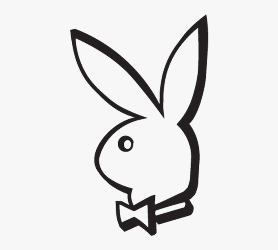 Playboy Bunny Clip Art Gif Logo - Playboy Bunny Outline, Transparent Clipart