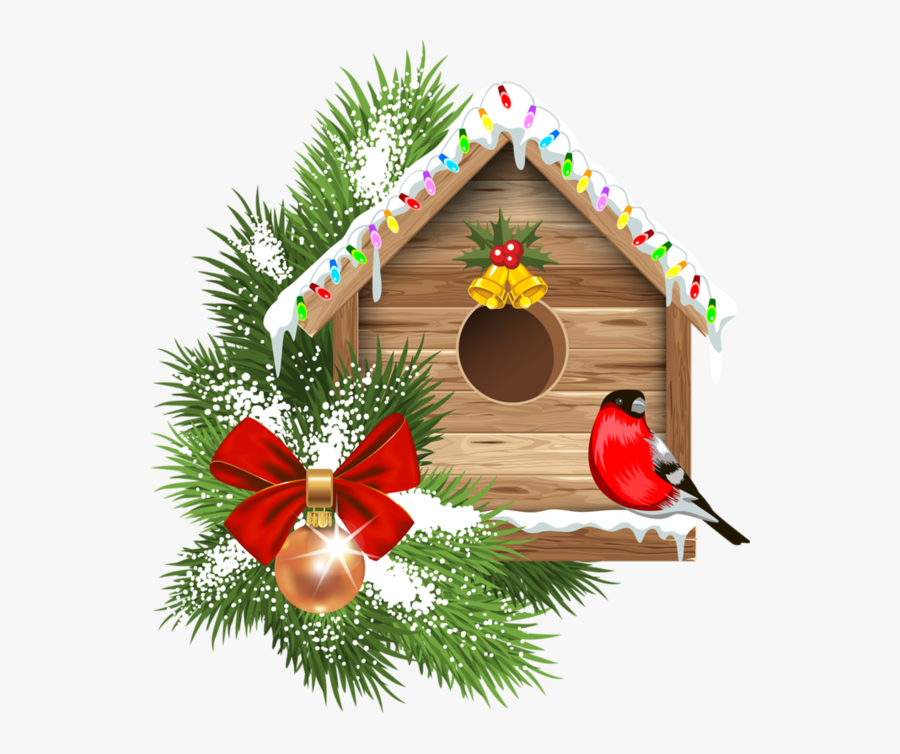 Large Transparent Decorated Christmas Tree Png Clipart, Transparent Clipart