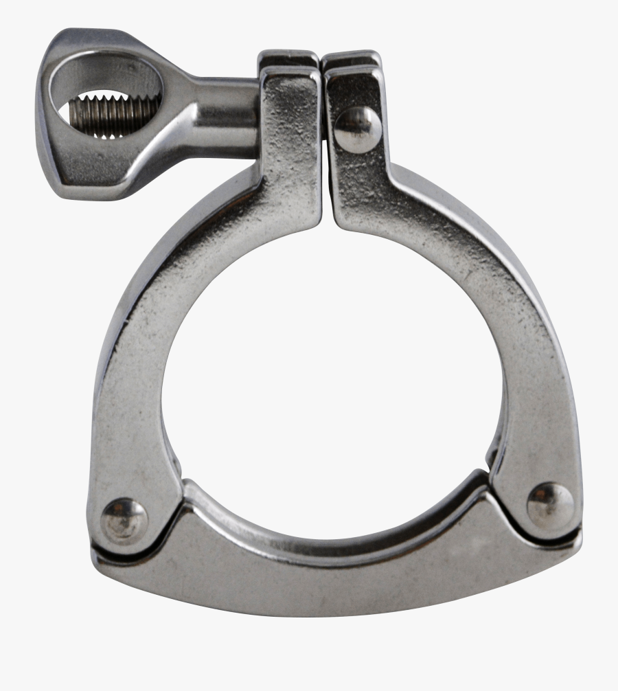 Stainless Steel Sanitary Fittings & Clamps Top Line - Clamp 2 1 2, Transparent Clipart