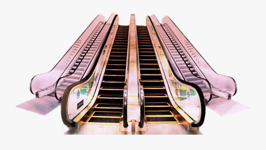 Freetoedit Escalator Elevator Up Stairs - Escalator, Transparent Clipart