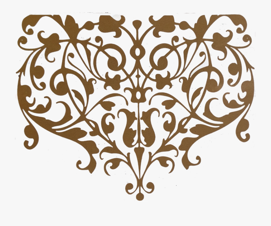 Daisey Clip Art - Wrought Iron Floral, Transparent Clipart