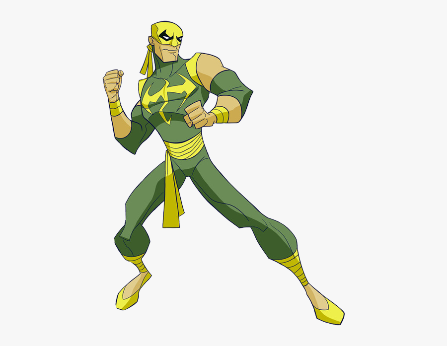 Iron Clipart - Iron Fist Marvel Cartoon, Transparent Clipart