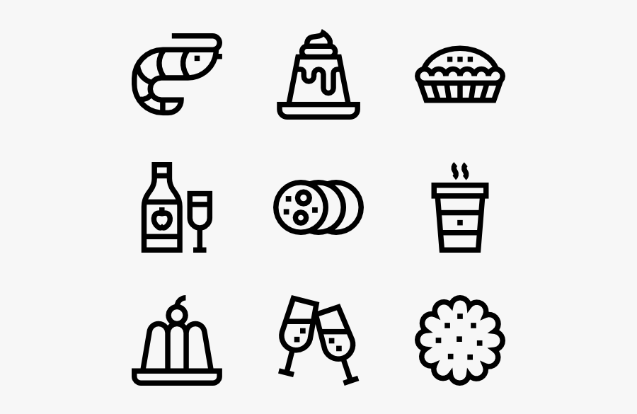 Christmas Food And Drinks Lineal - Agriculture Icon, Transparent Clipart