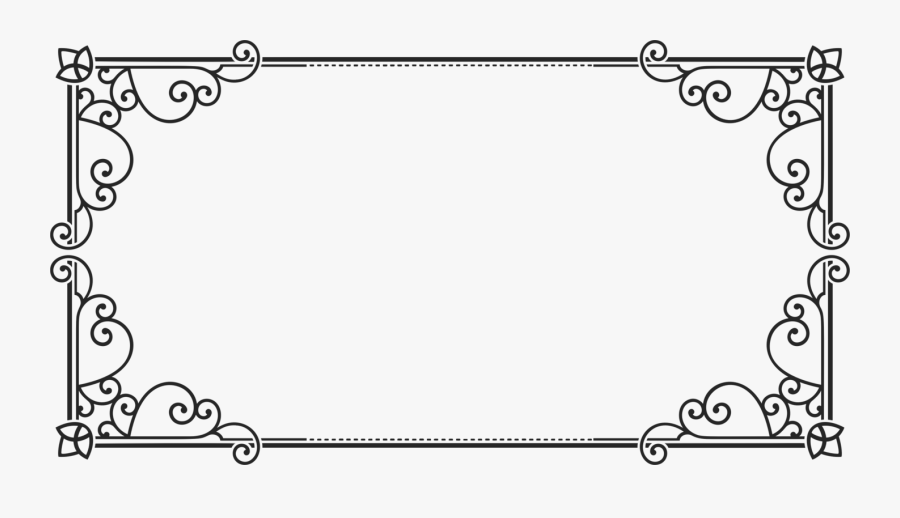 Rectangle Clipart Picture Frame - Rectangle Frame Clip Art, Transparent Clipart