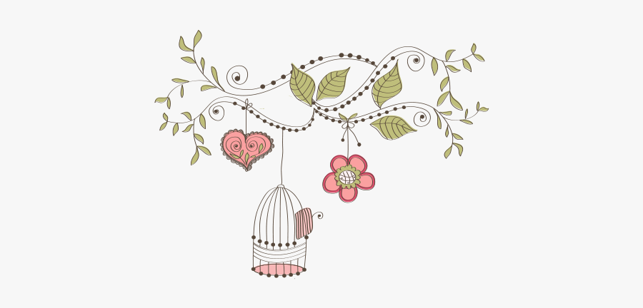 Birdcage Drawing Cartoon - Latest Wall Decorating Ideas, Transparent Clipart