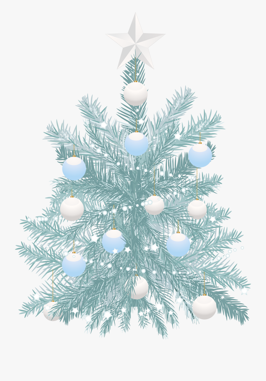 Blue Christmas Tree Png - Transparent Christmas Tree Blue, Transparent Clipart