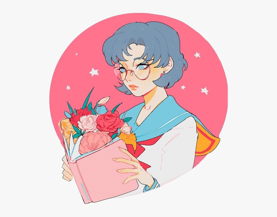 #peint #aesthetic #aestheticgirl #girl #flower 
📔💐 - Sailor Moon Art Feminist, Transparent Clipart