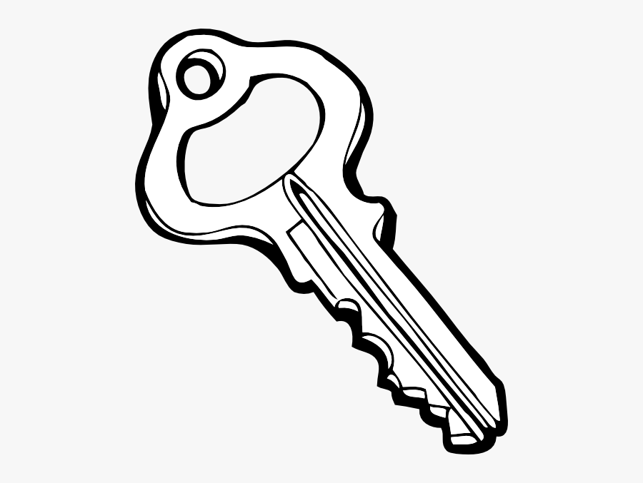 Key Black And White, Transparent Clipart