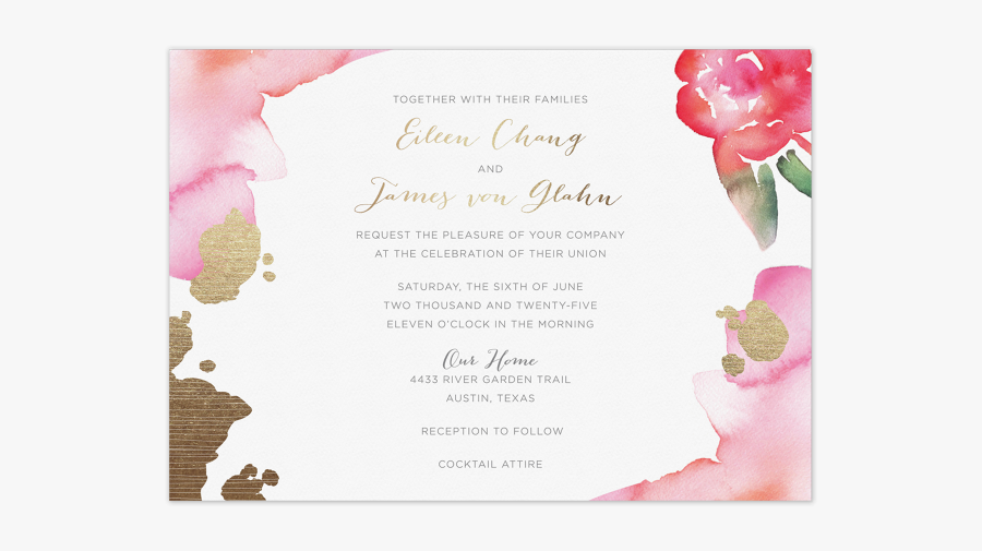 Invitation Clipart Elegant Invitation - Luxury Wedding Invitations Custom Designed Stationery, Transparent Clipart