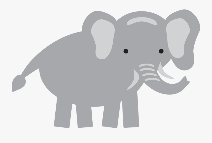 Elephants Svg Gray - Elephant Clipart Svg, Transparent Clipart