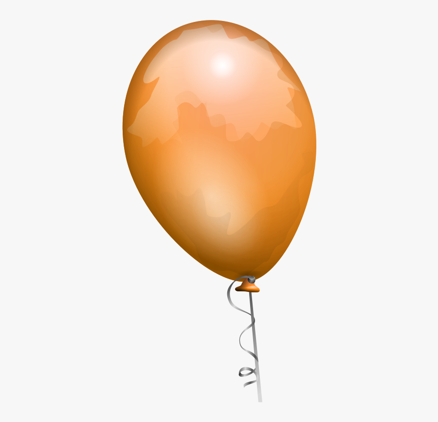 Balloon Orange Aj - Transparent Background Green Balloon Png, Transparent Clipart