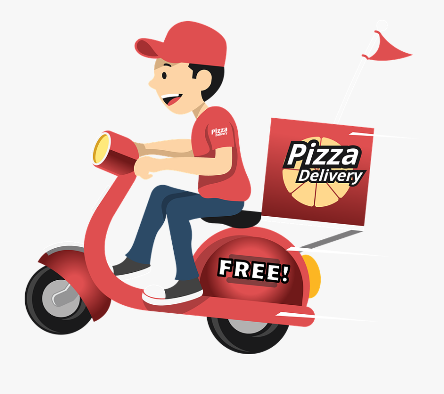 Transparent Food Delivery Png - Free Pizza Delivery Png, Transparent Clipart