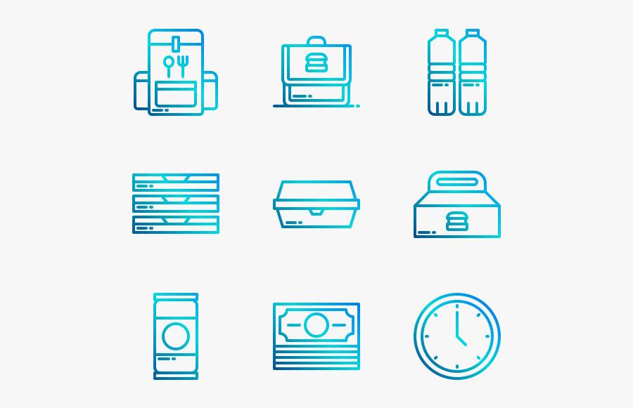 Food Delivery - Icon, Transparent Clipart