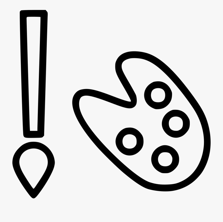 Art Svg Pallet - Line Art, Transparent Clipart