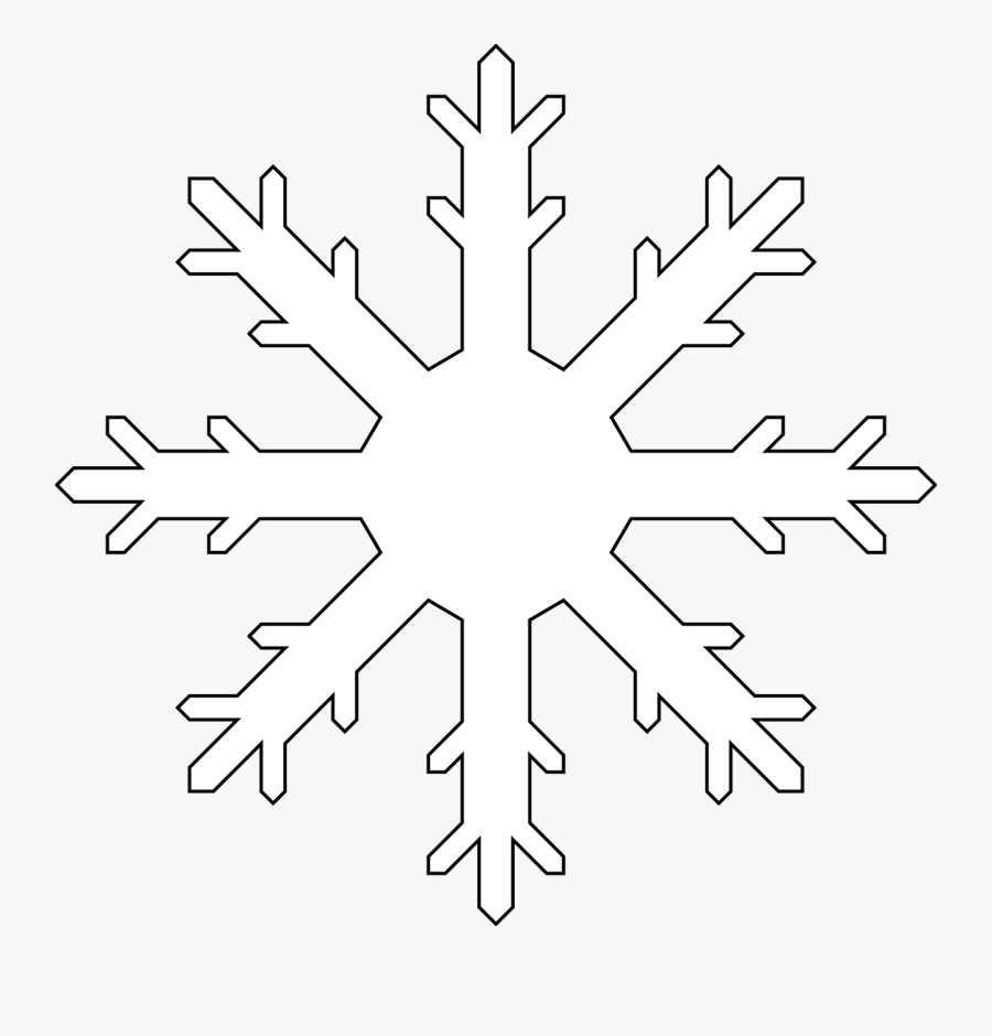 Snowflake, Winter, Snow, Christmas, Holiday, Xmas - Copo De Nieve Blanco Png, Transparent Clipart