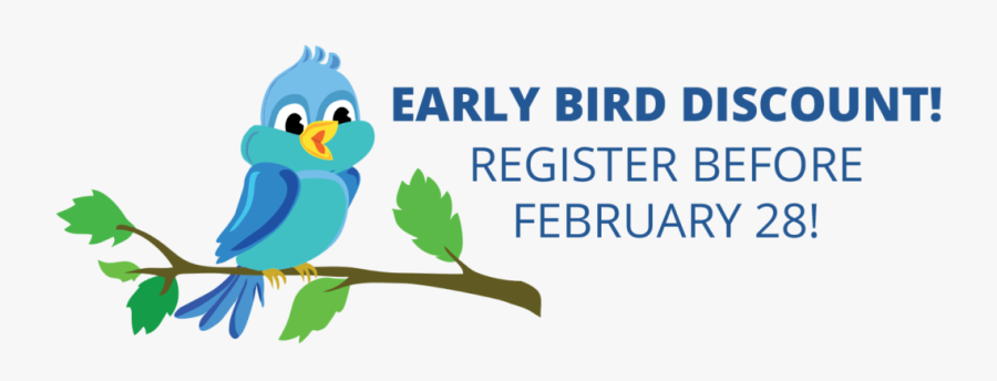 Armhca Early Bird Discount - Bird On Tree Cartoon, Transparent Clipart
