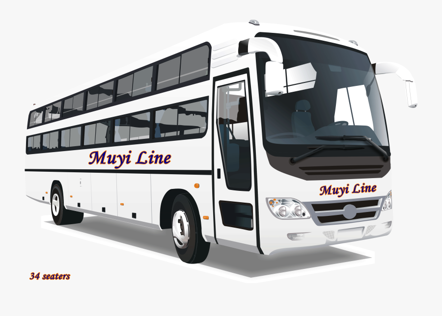 Travels Bus, Transparent Clipart