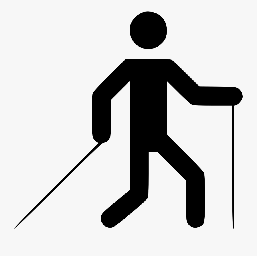 Nordic Walking Png Clipart , Png Download - Nordic Walking Person Icon, Transparent Clipart