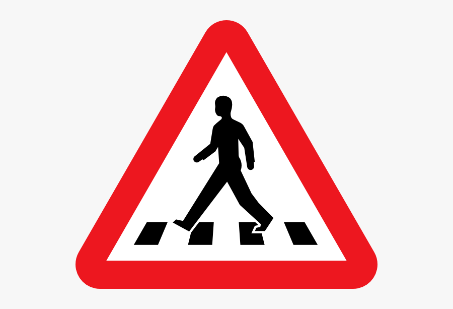 Signs And Symbols Pedestrian Crossing, Transparent Clipart