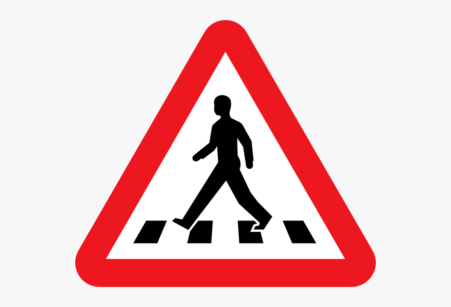 Signs And Symbols Pedestrian Crossing , Free Transparent Clipart