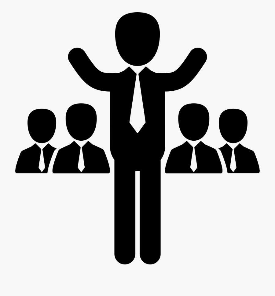 Business Meeting Comments - Group Businessman Icon, Transparent Clipart