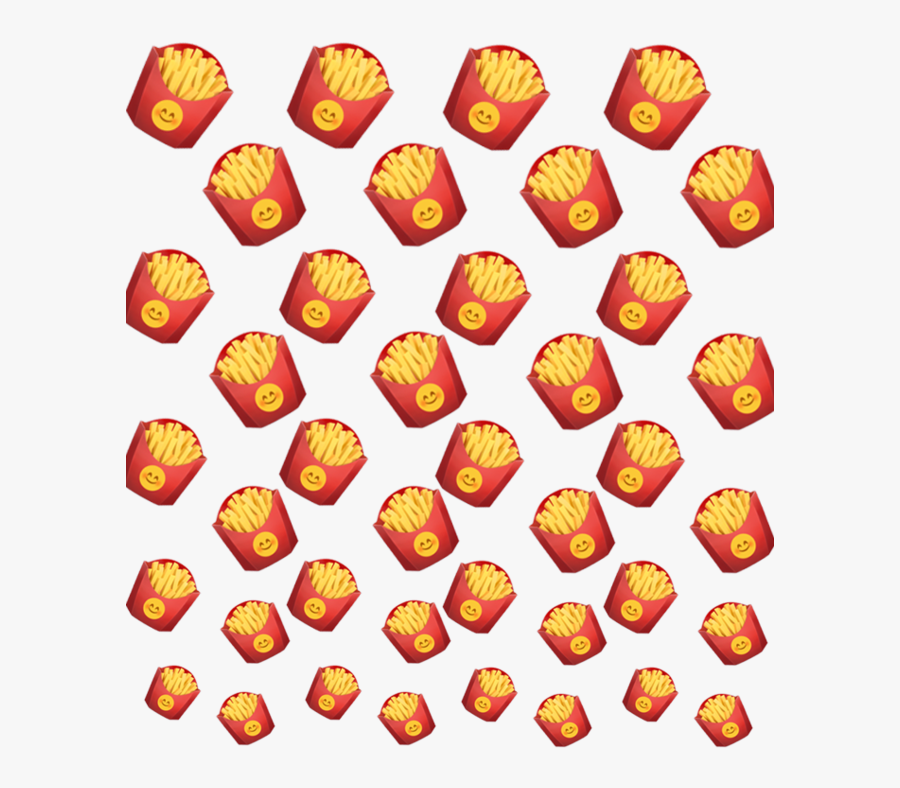 #fries #cool #emoji #food #tasty #pattern #background, Transparent Clipart