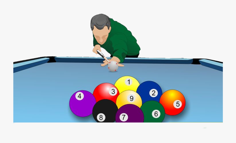 Billiards Clipart Pool Player - Playing Billiard Clipart, Transparent Clipart